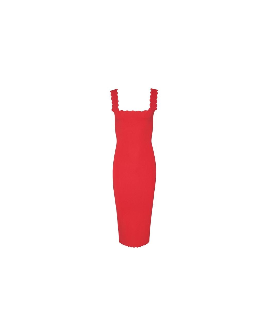 L'Agence Red Romona Knit Dress