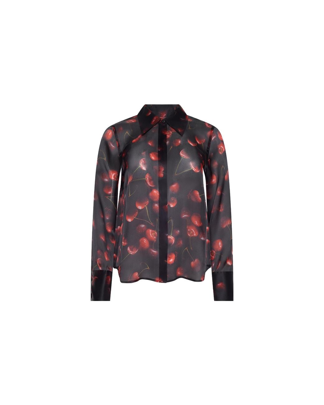 L'Agence Purple 'Agence Sona Silk Blouse Top