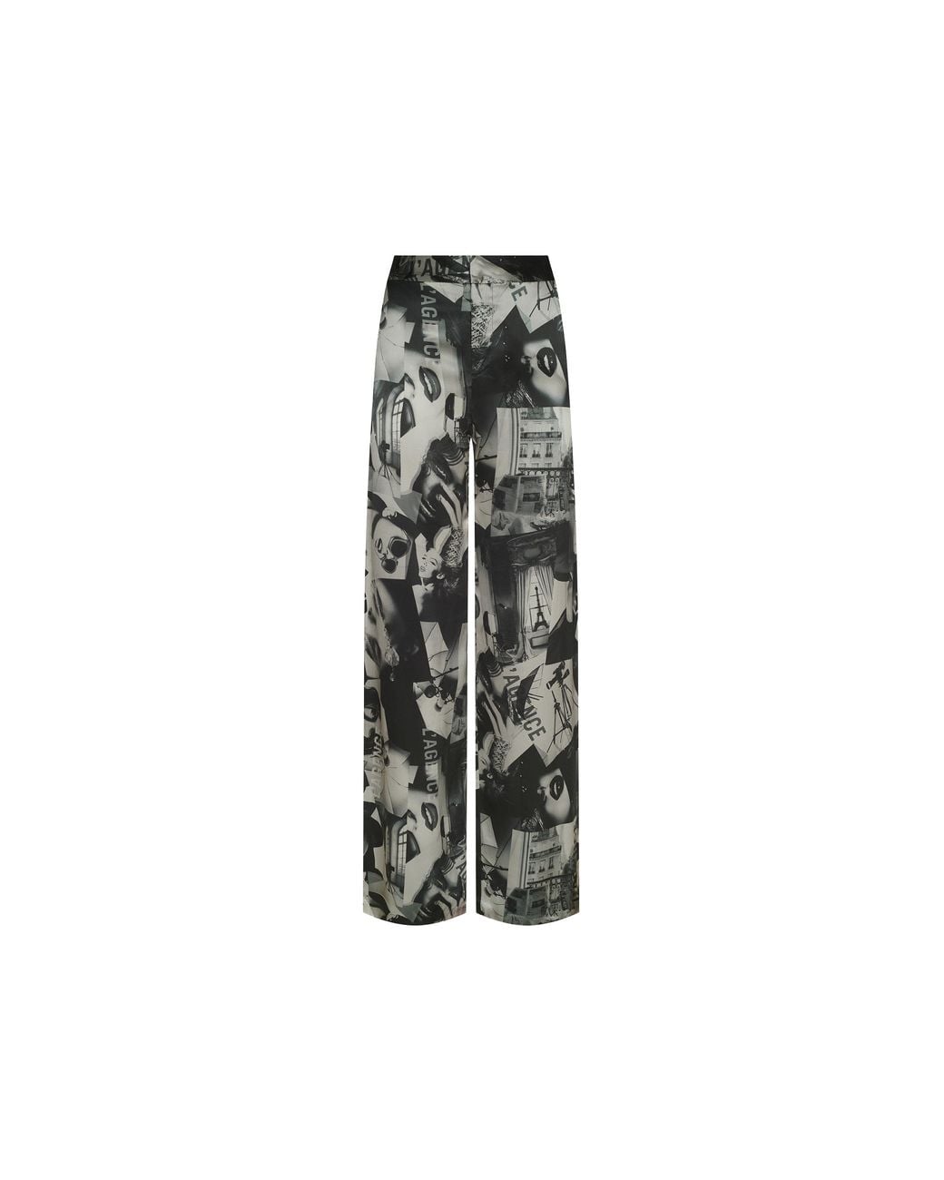 L'Agence Multicolor Livvy Silk Straight-Leg Trouser