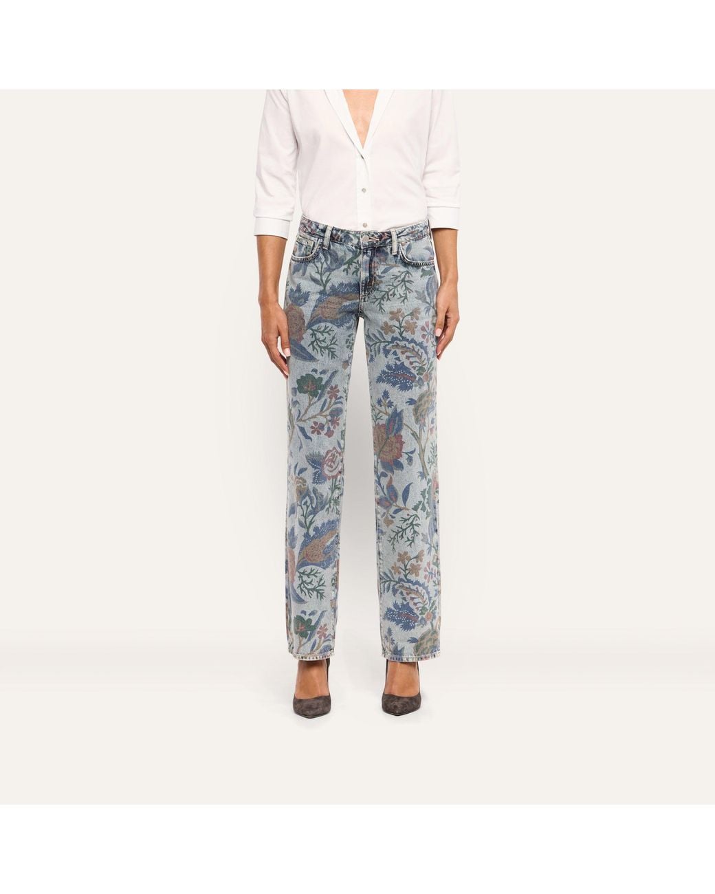 L'Agence Blue Gianna Stovepipe Jean