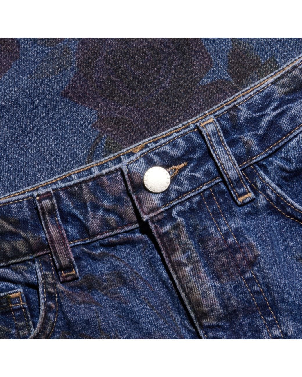 L'Agence Blue Mallis Bow-Leg Jean