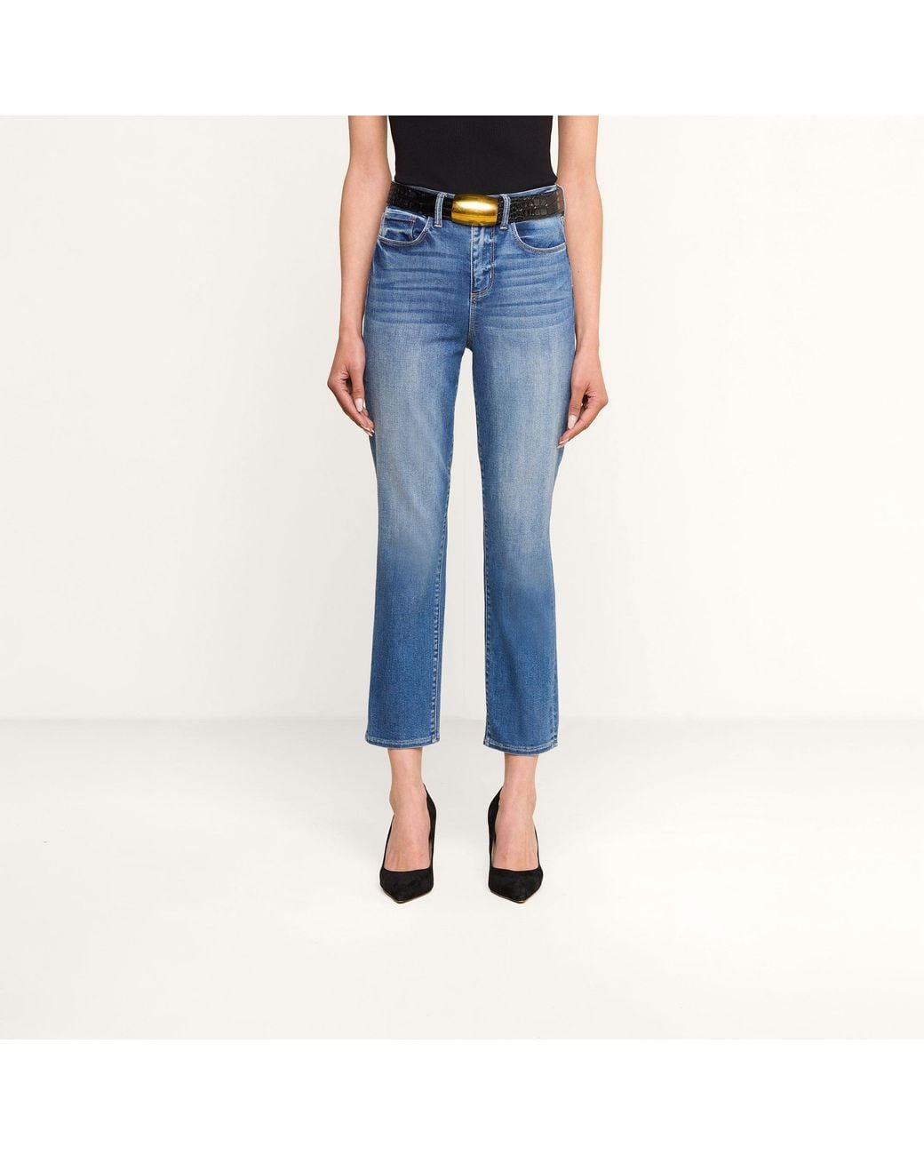 L'Agence Blue Celestia Slim-Leg Jean