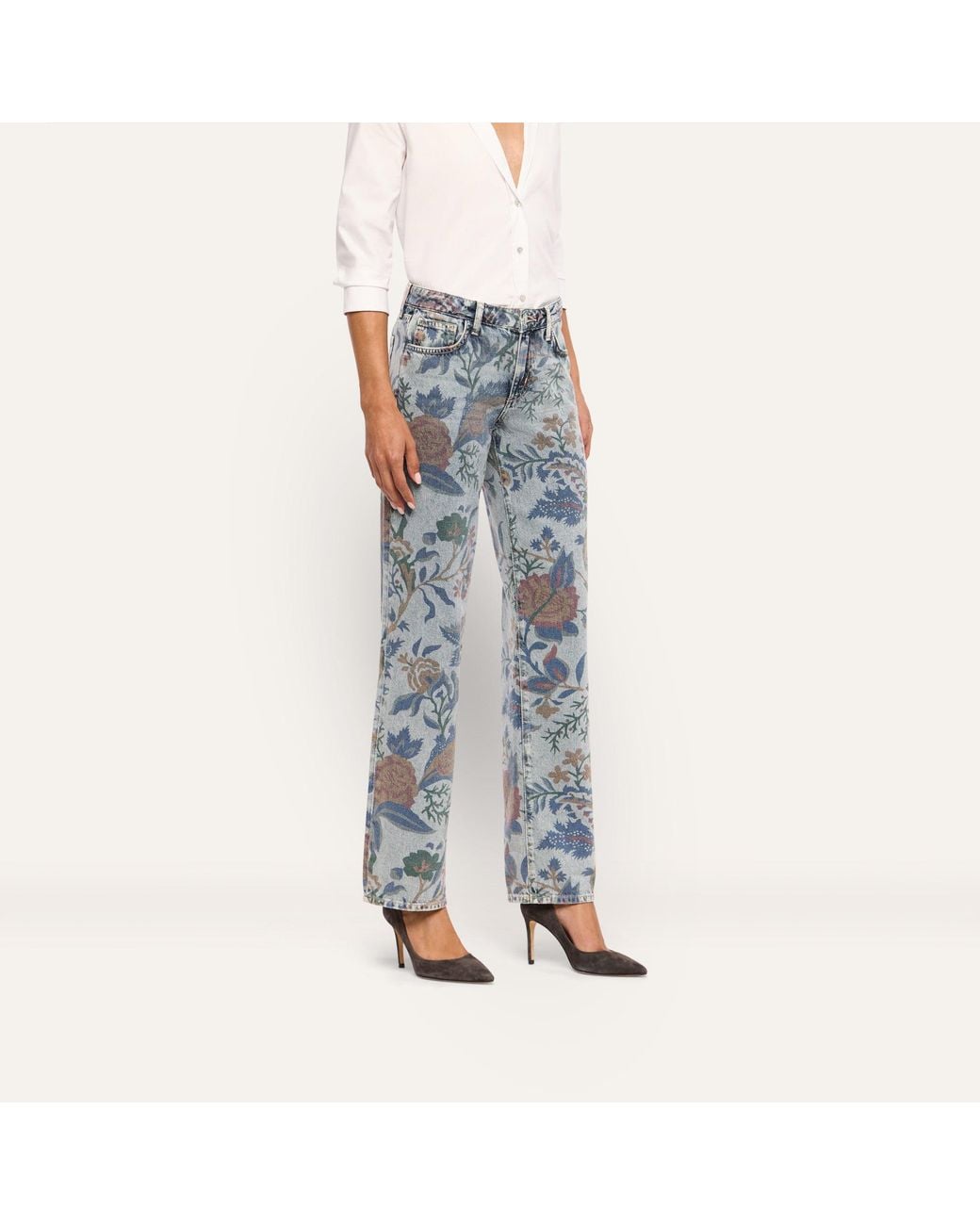 L'Agence Blue Gianna Stovepipe Jean