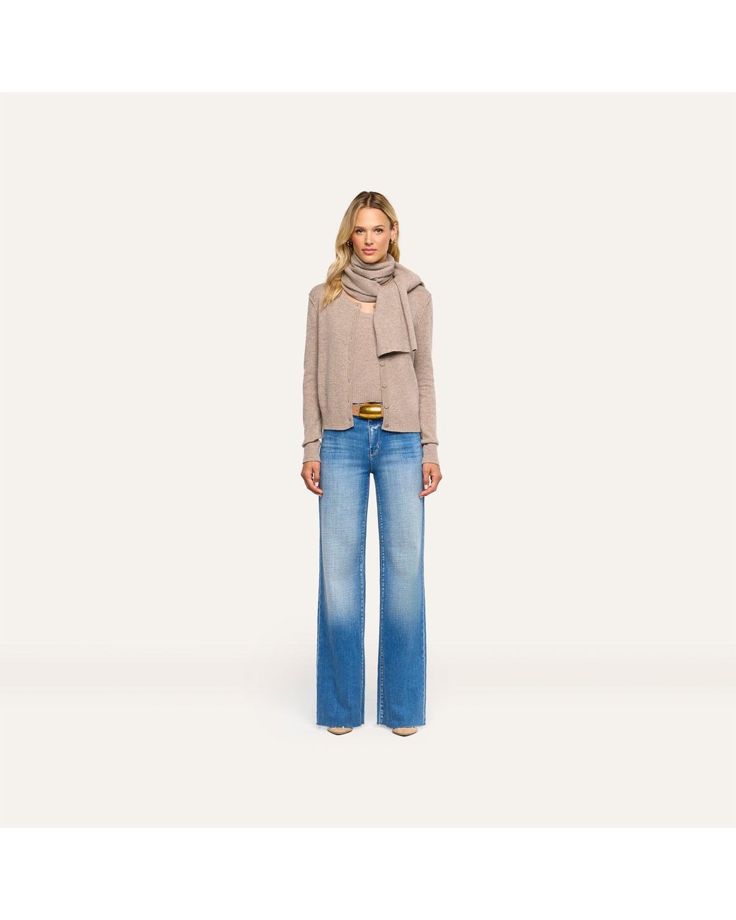 L'Agence Brown Palais Cashmere Scarf
