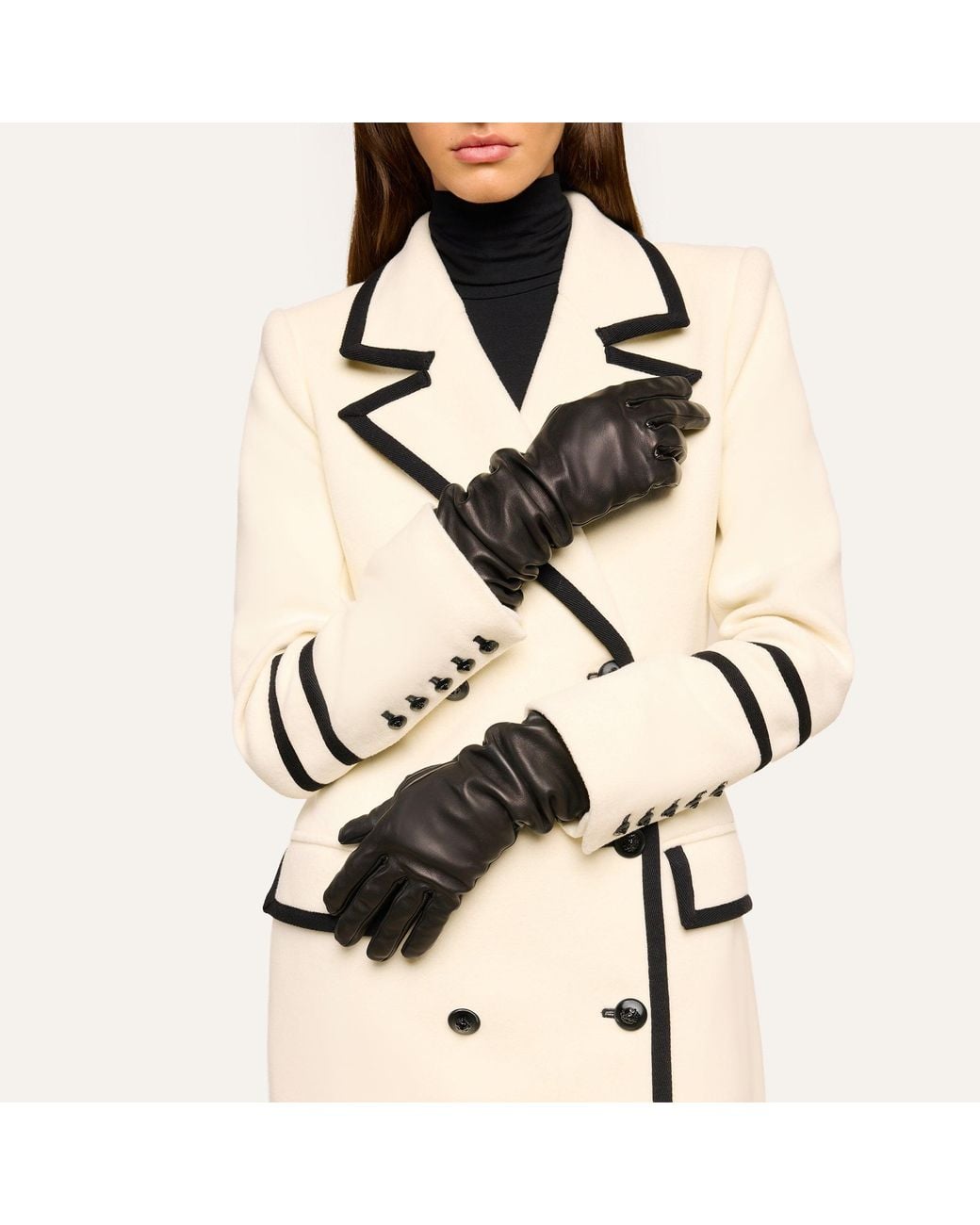 L'Agence Black 'Agence Ballad Gloves