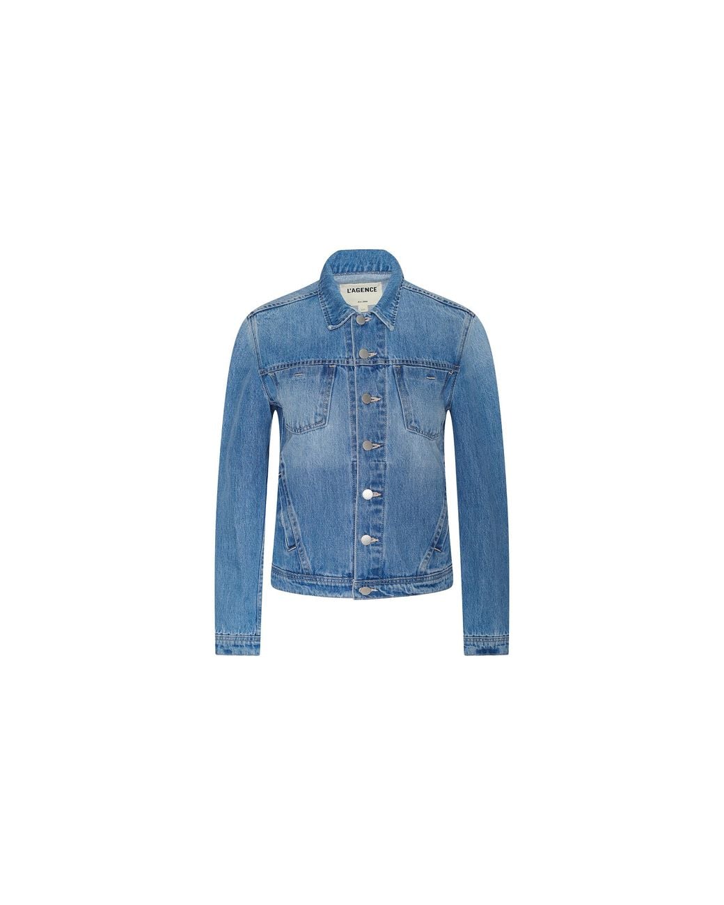 L'Agence Blue Celine Jean Jacket