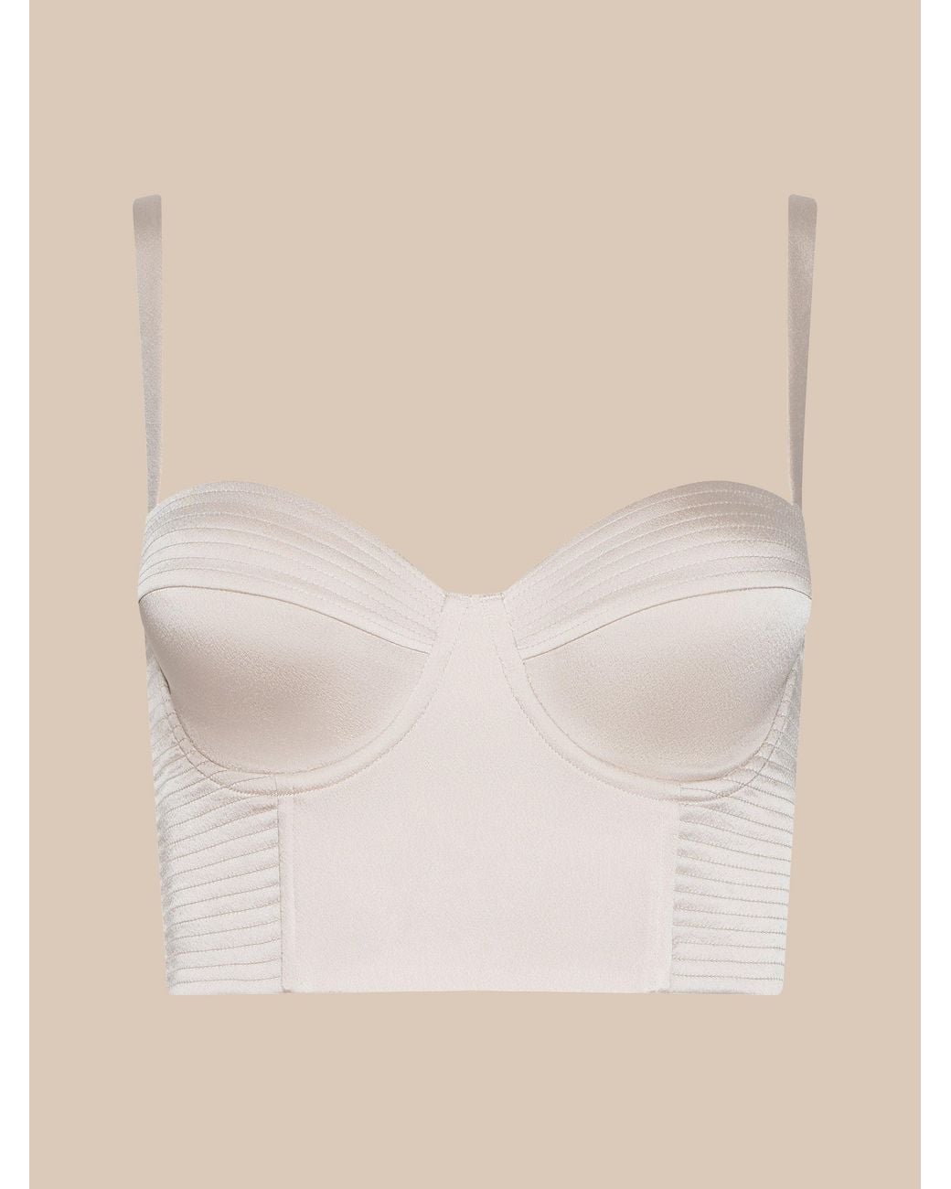 Top Bustier Nysa L'Agence en coloris Black