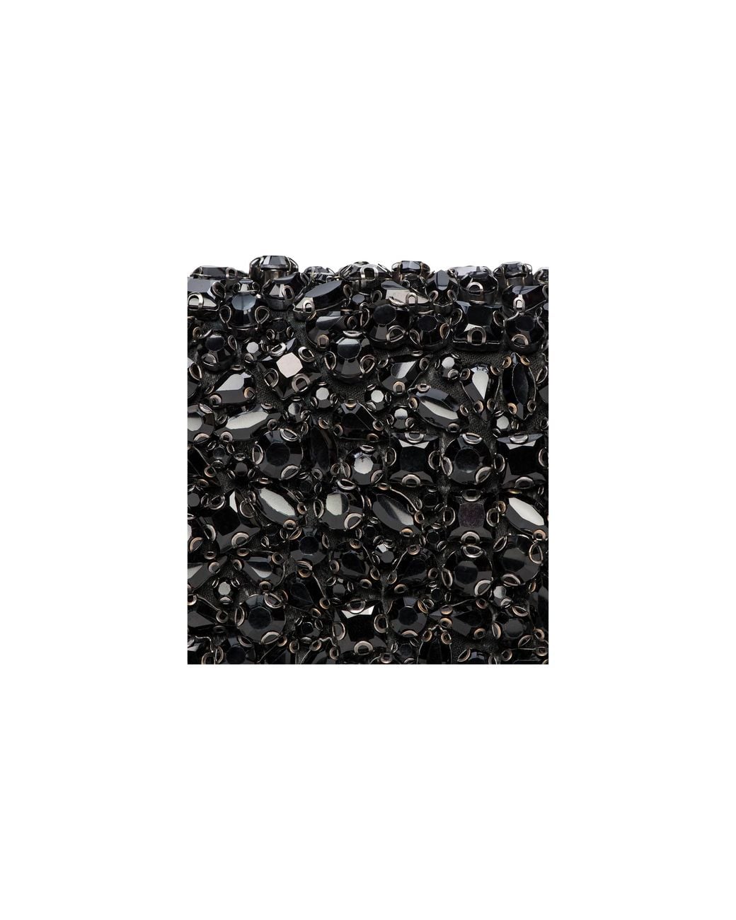 L'Agence Black Victoire Crystal Clutch