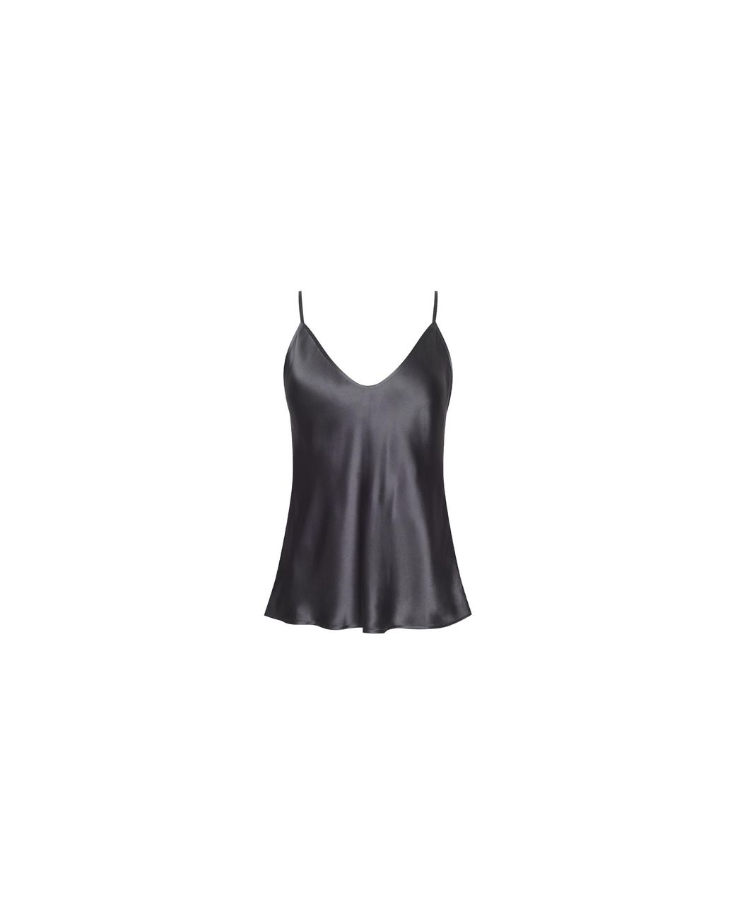 L'Agence Blue Lexi Silk Camisole