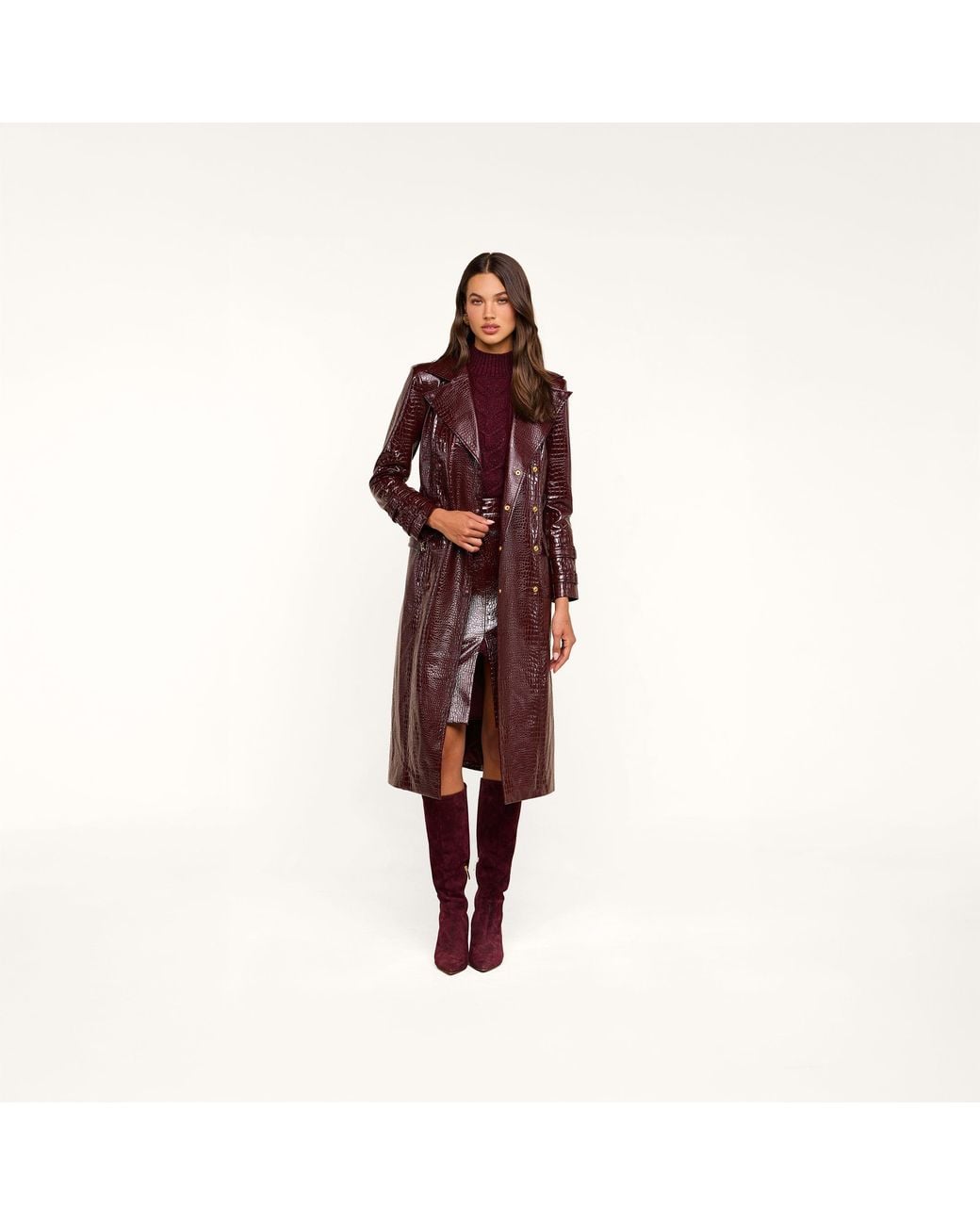 L'Agence Multicolor 'Agence Celina Trench Coat