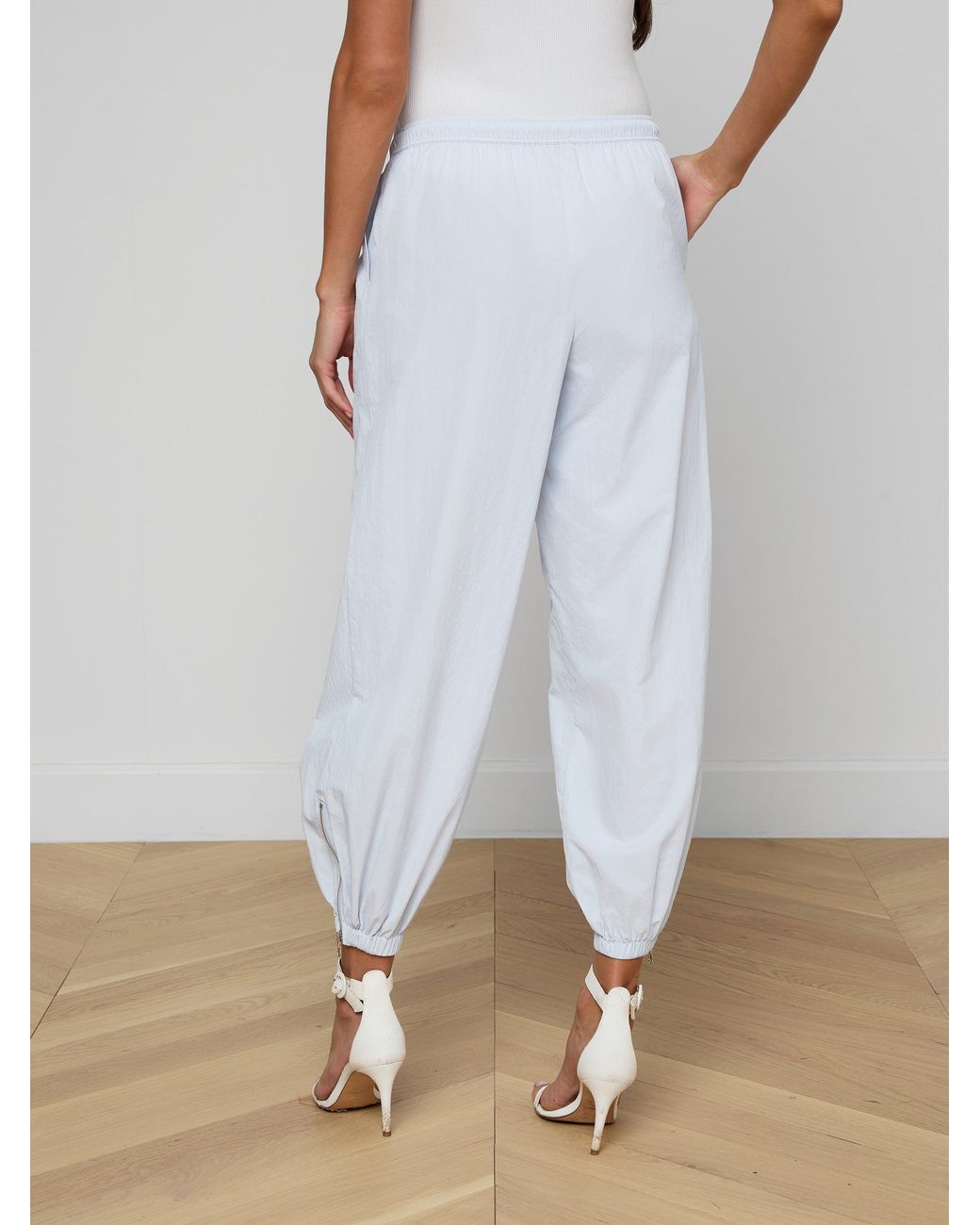 L'Agence White Mariko Jogger