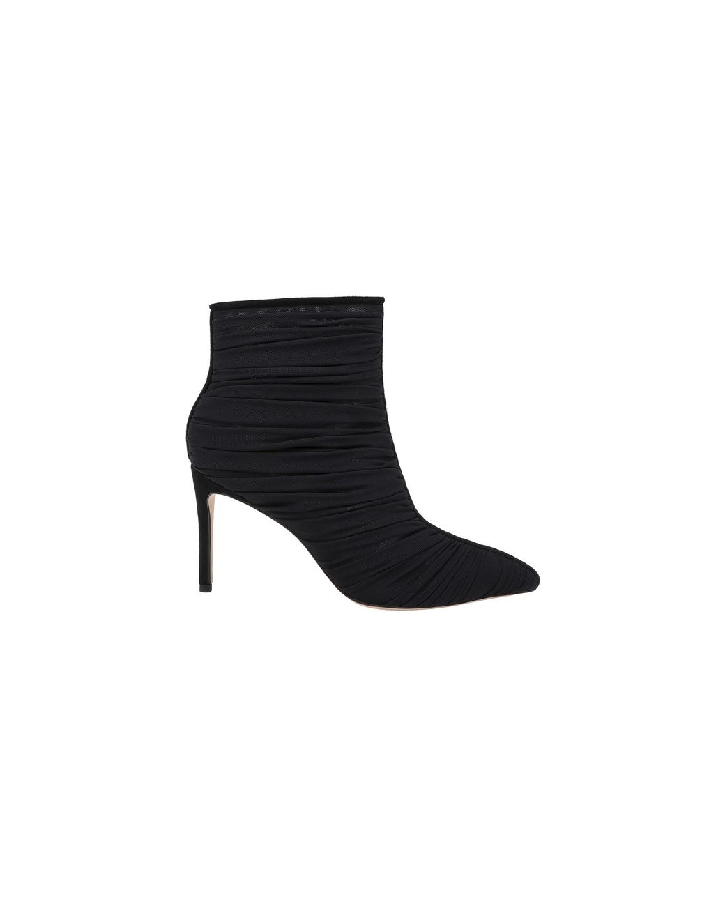 L'Agence Black Fulton Mesh Bootie