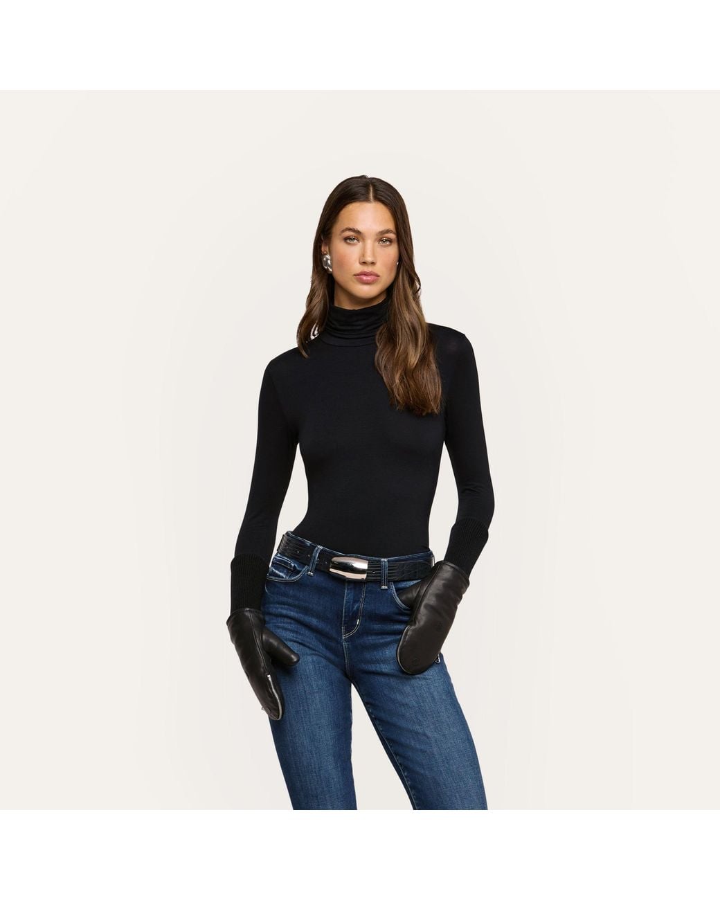 L'Agence Black Tempo Mittens