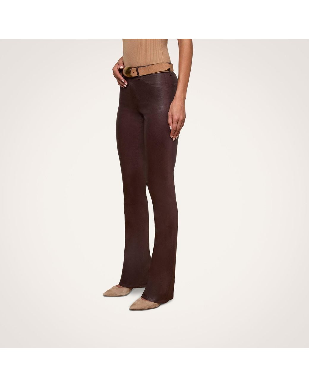 L'Agence Multicolor Selma Coated Bootcut Jean