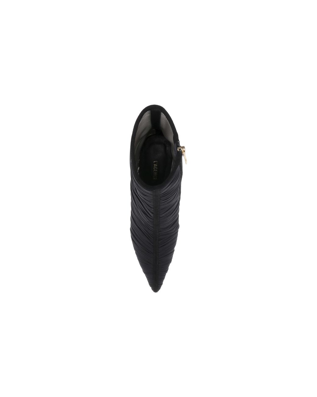 L'Agence Black Fulton Mesh Bootie
