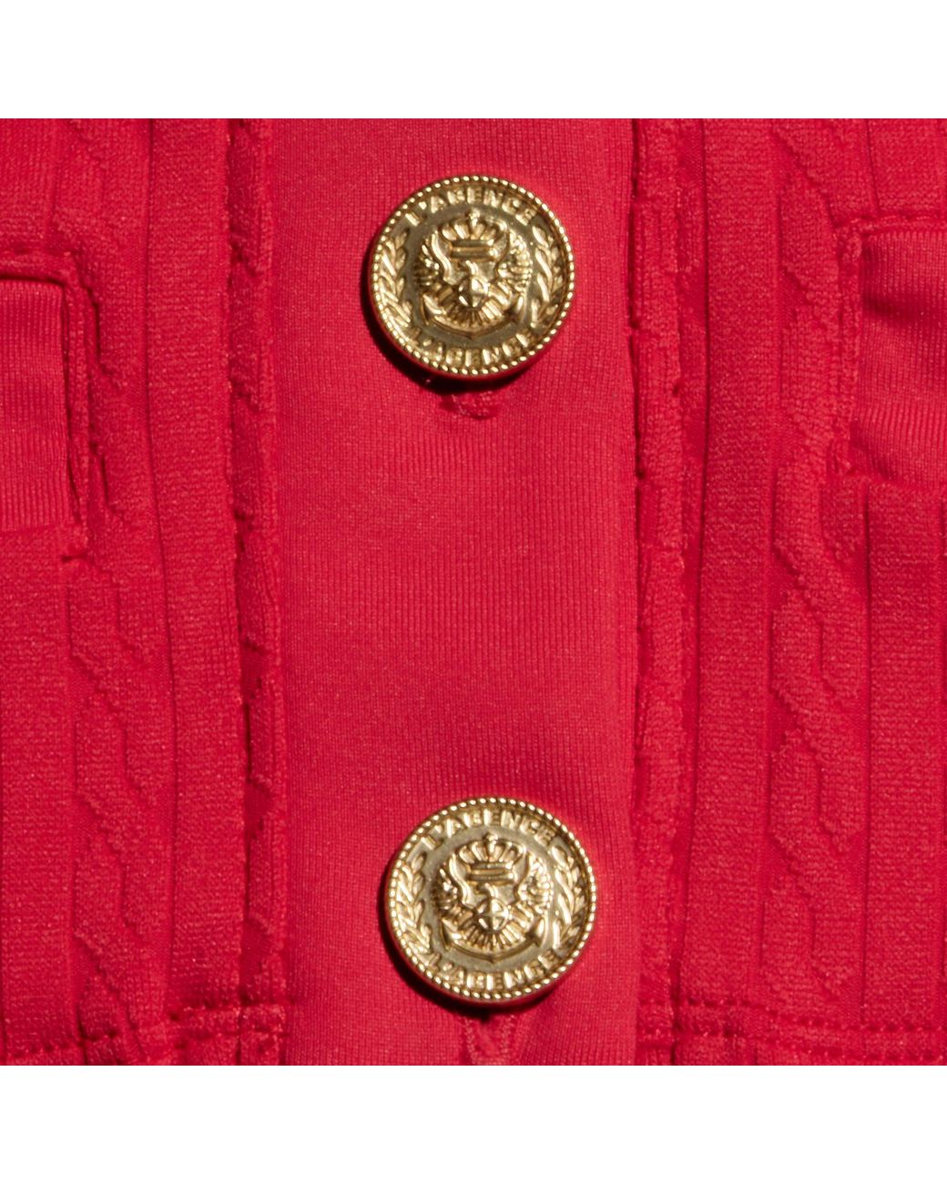L'Agence Red Adaline Cardigan Cover-Up