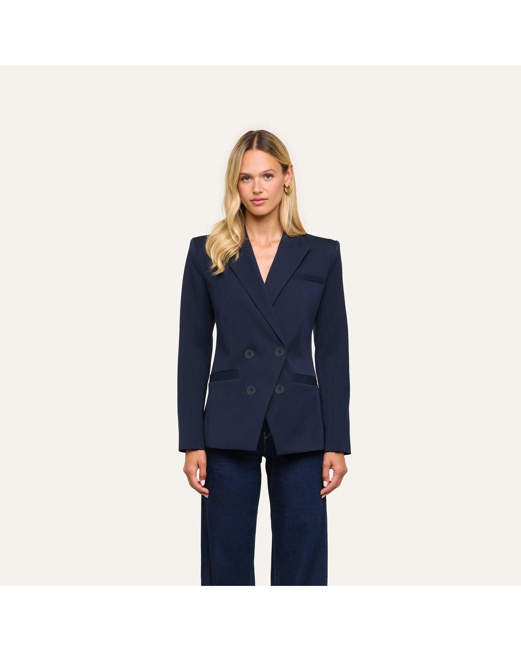 L'Agence Blue Kiora Blazer