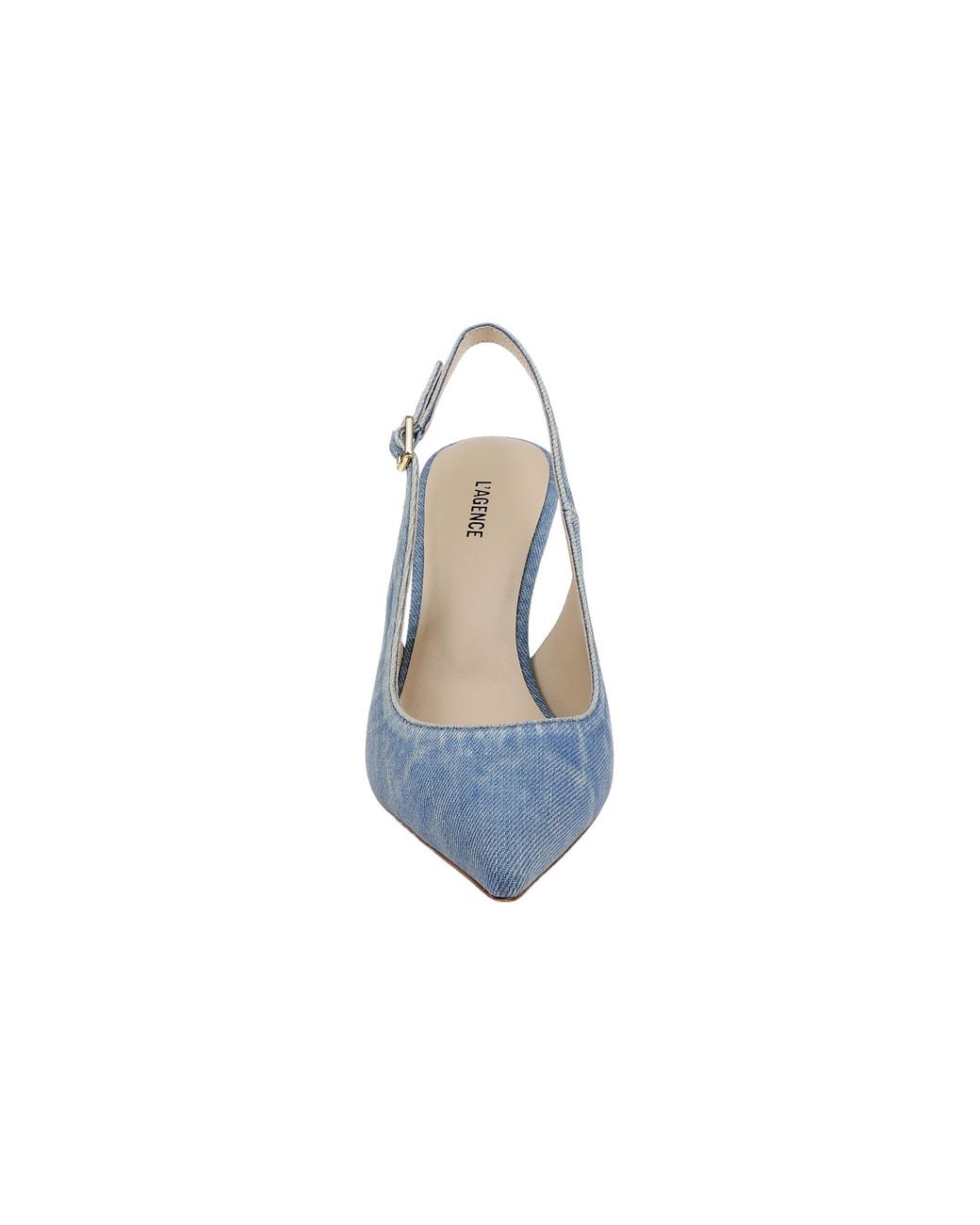 L'Agence Blue Vichy Slingback Pump