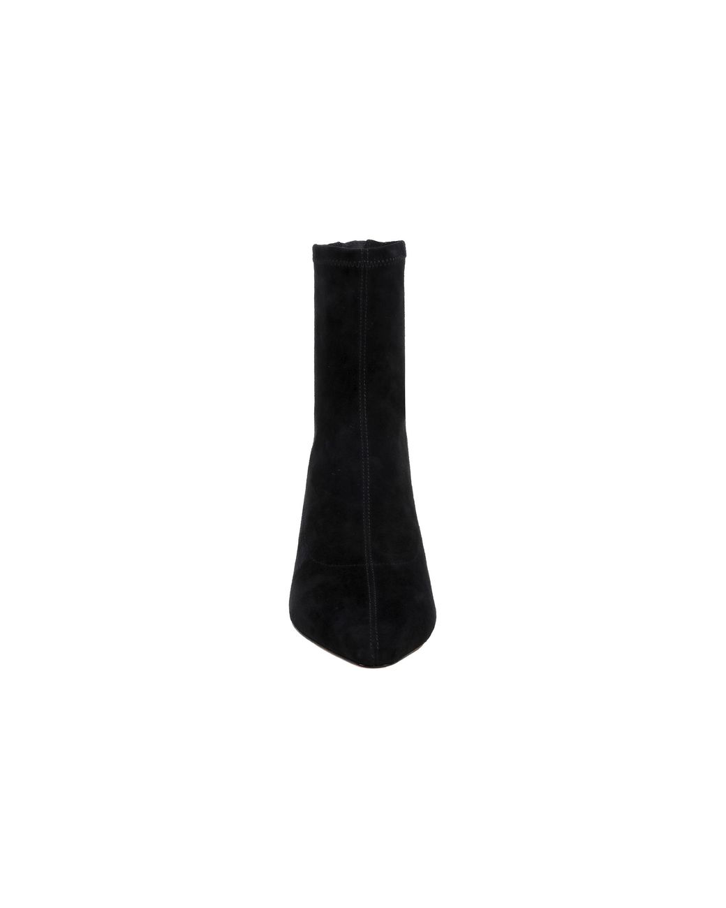 L'Agence Black Salome Stretch Suede Boot