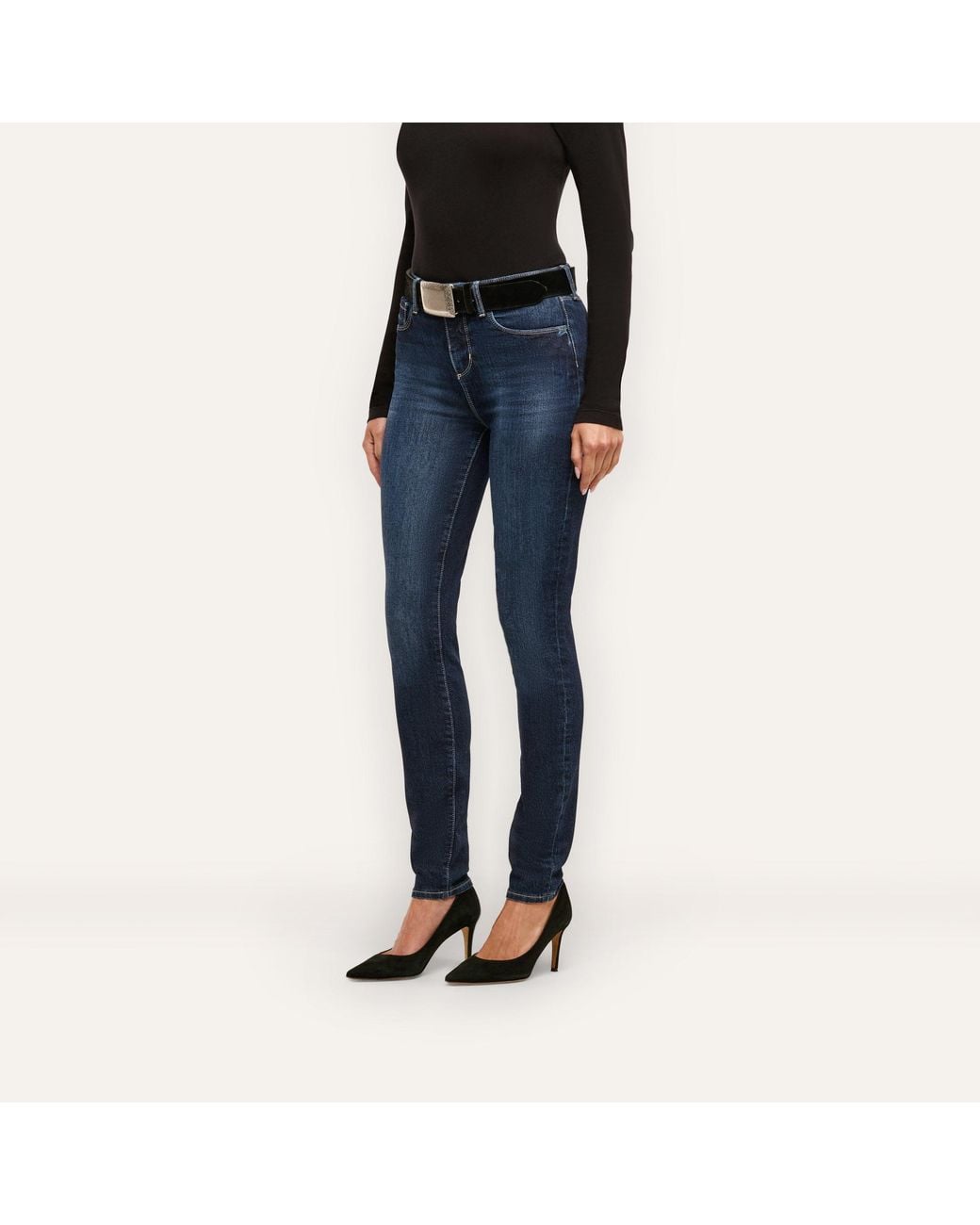 L'Agence Blue Marguerite Skinny Jean