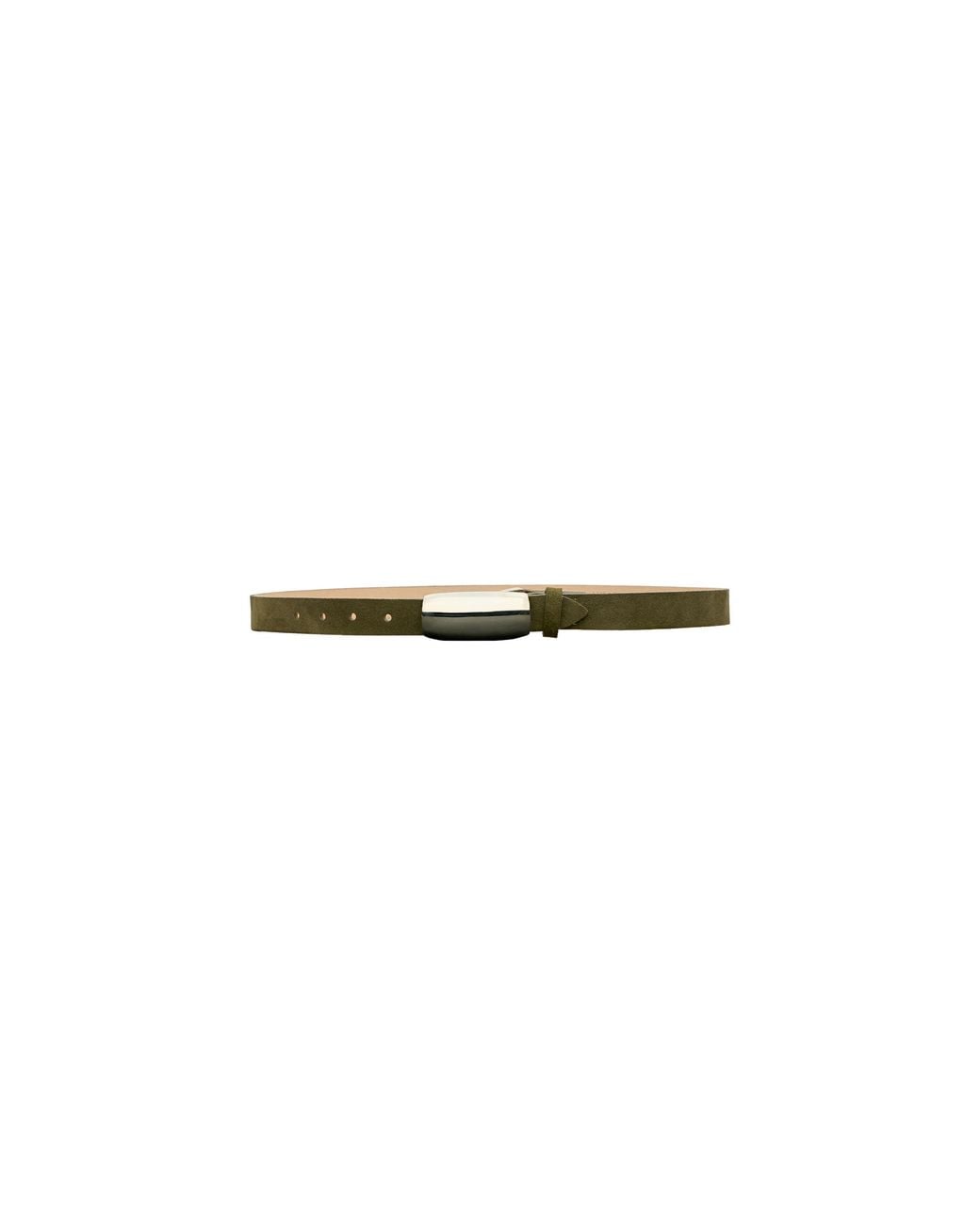 L'Agence Natural Marlowe Suede Belt
