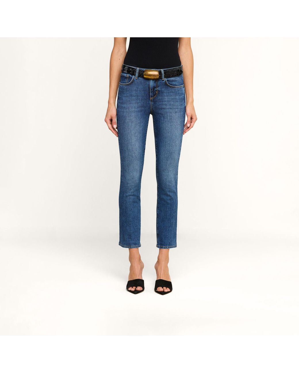 L'Agence Blue Celestia Slim-Leg Jean
