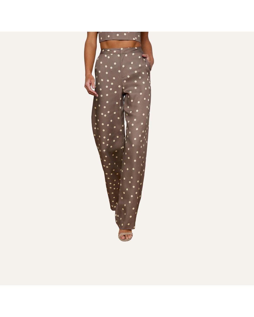 L'Agence Multicolor Livvy Straight-Leg Trouser