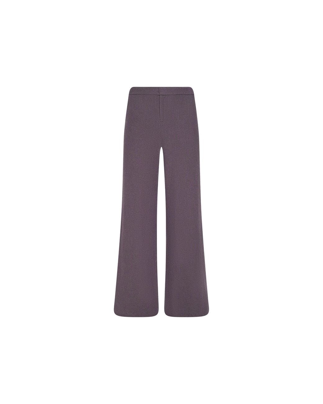 L'Agence Purple Livvy Straight-Leg Trouser