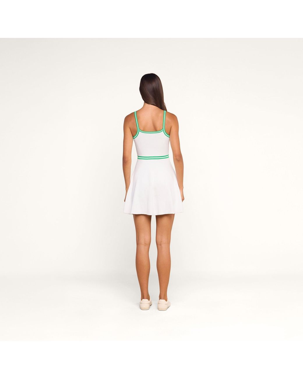 L'Agence Multicolor Lilibet Knit Tennis Dress