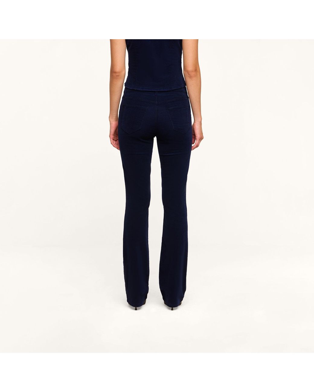 L'Agence Blue Saffia Corduroy Pants