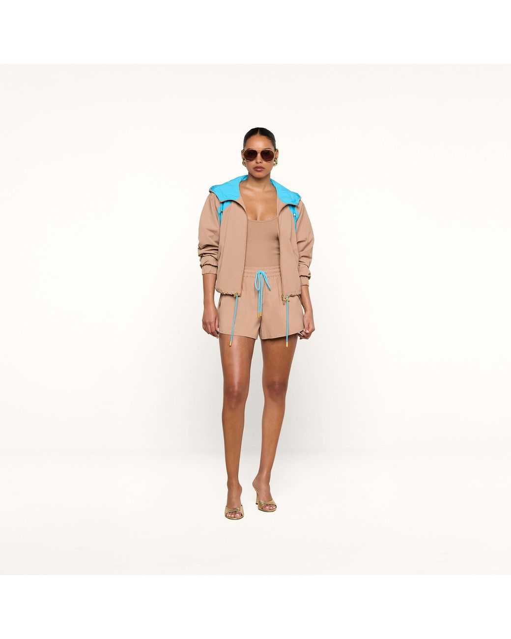 L'Agence Blue Lark Windbreaker