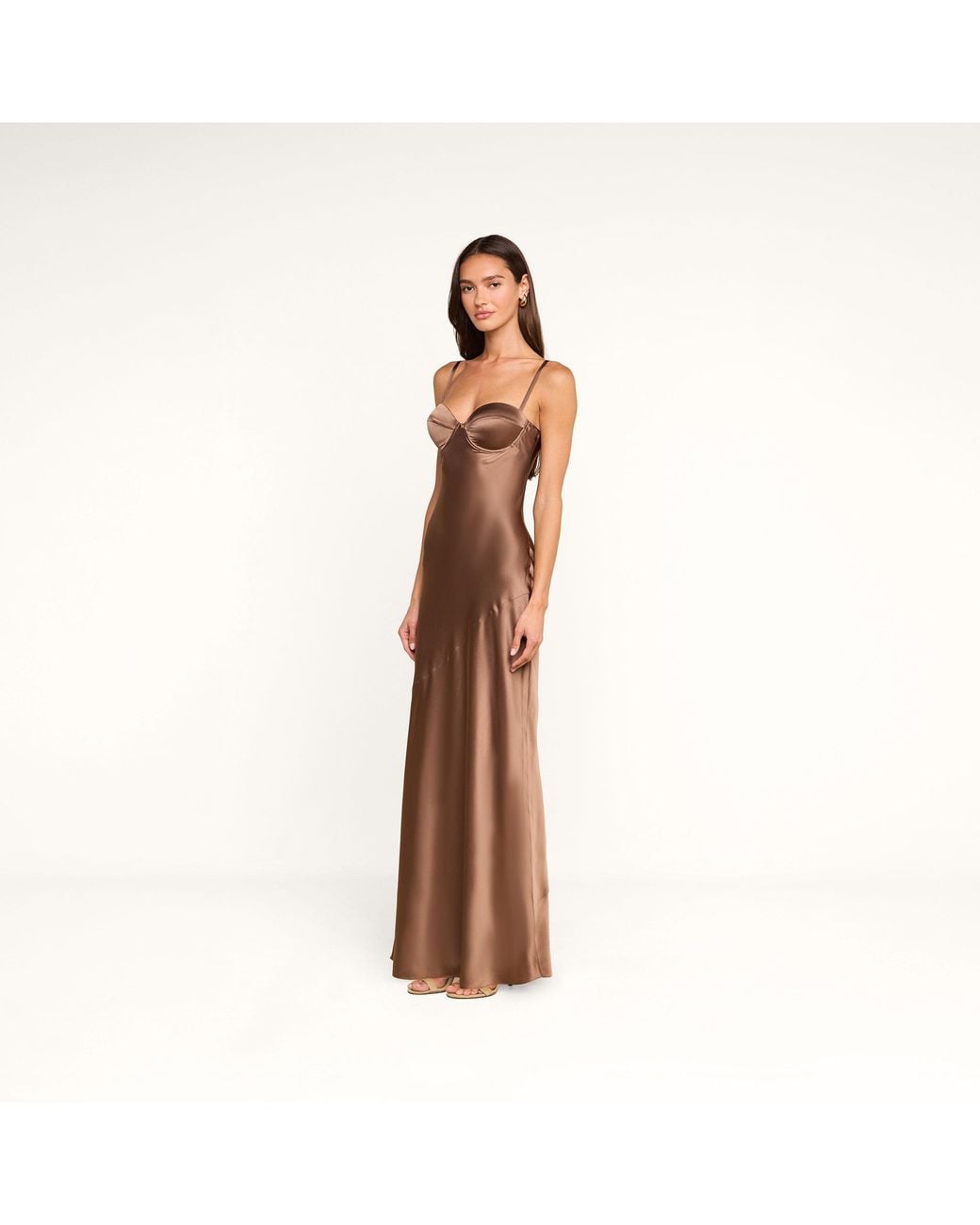 L'Agence Natural Sayla Silk Gown