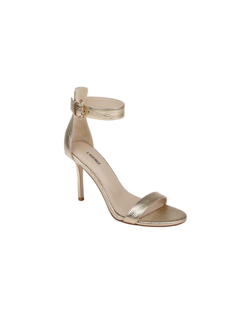 L'Agence Natural Gisele Leather Sandal