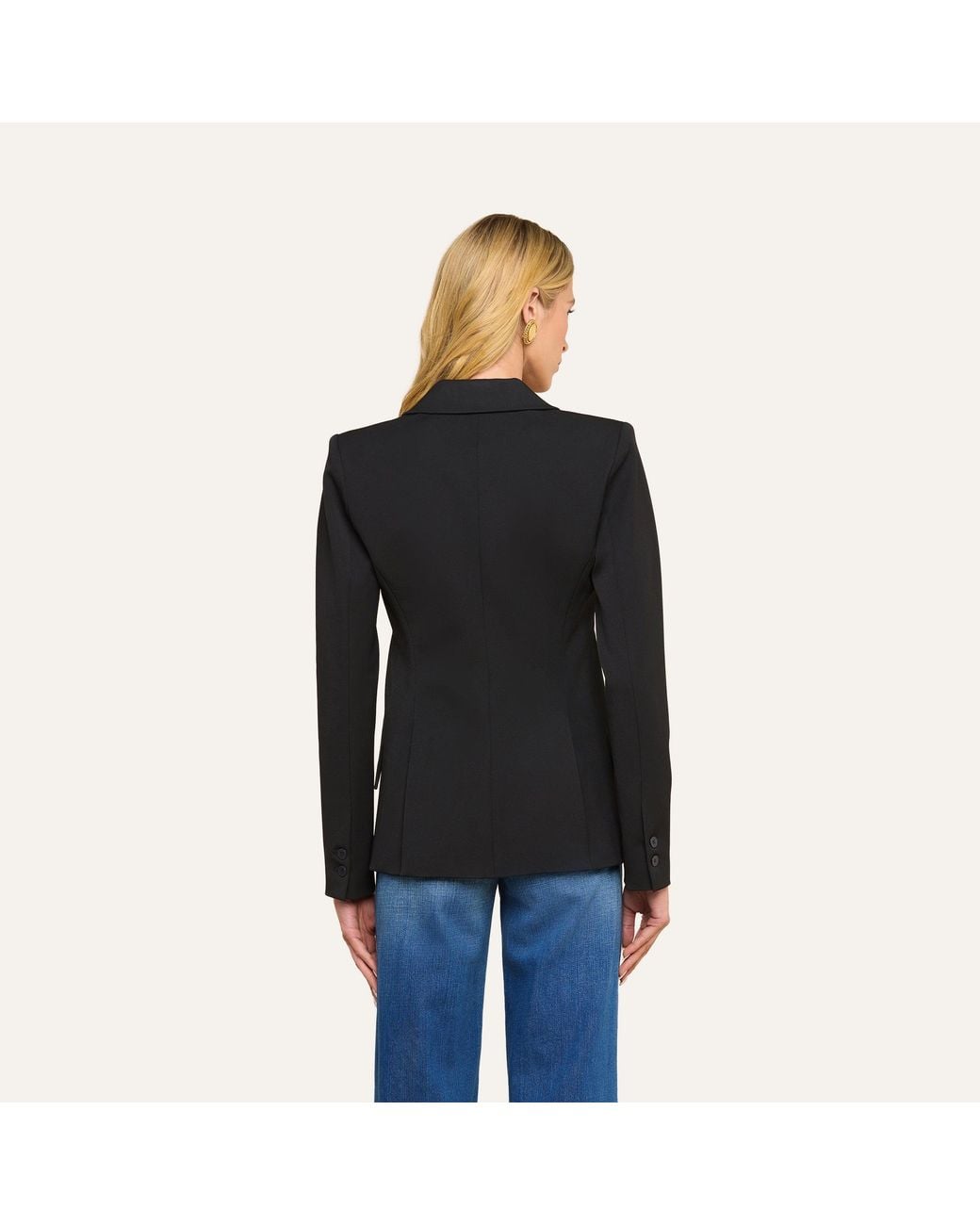 L'Agence Black Chamberlain Blazer