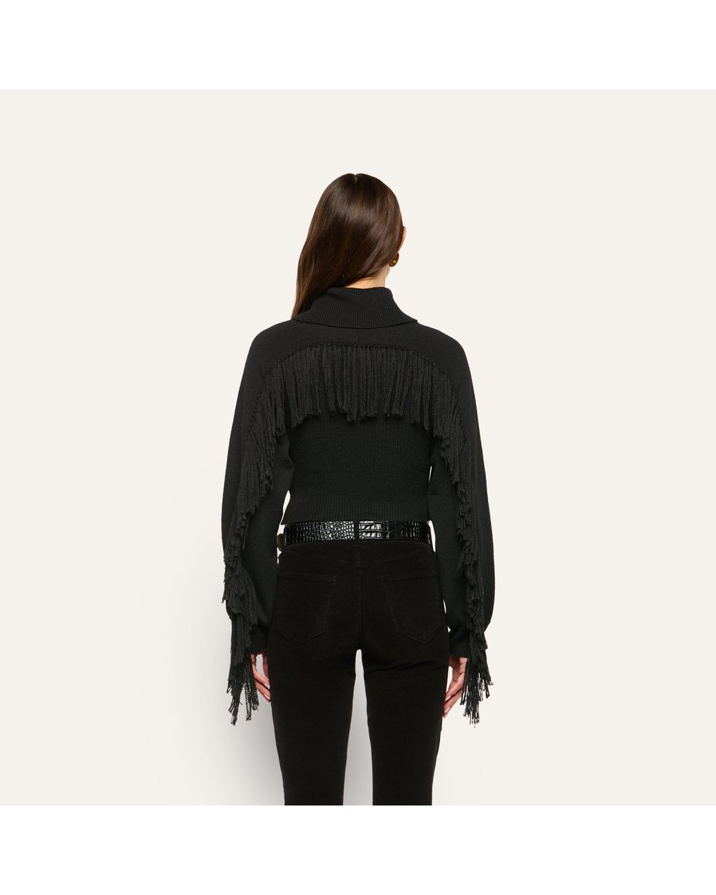 L'Agence Black Maddison Turtleneck
