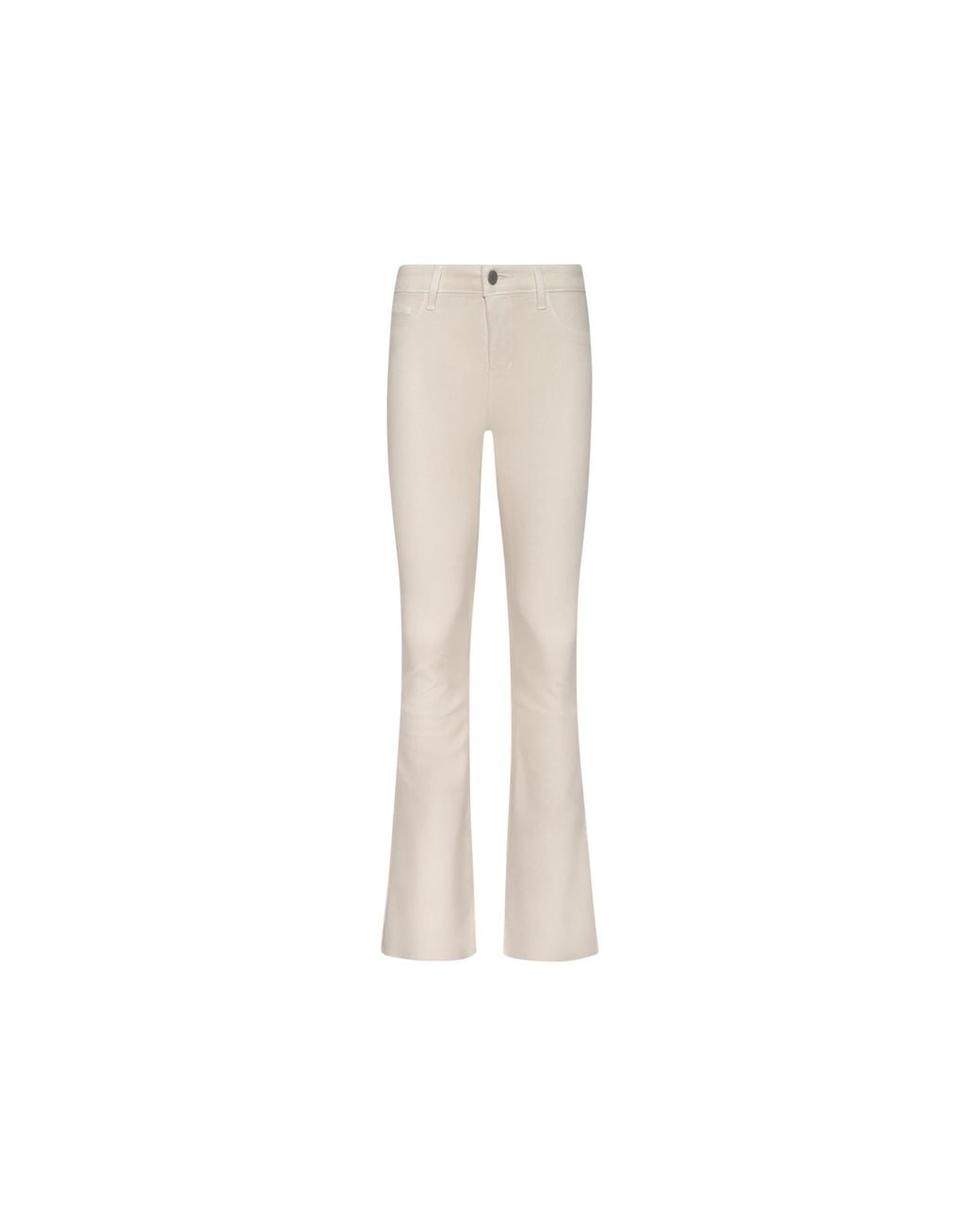 L'Agence White Selma Coated Bootcut Jean
