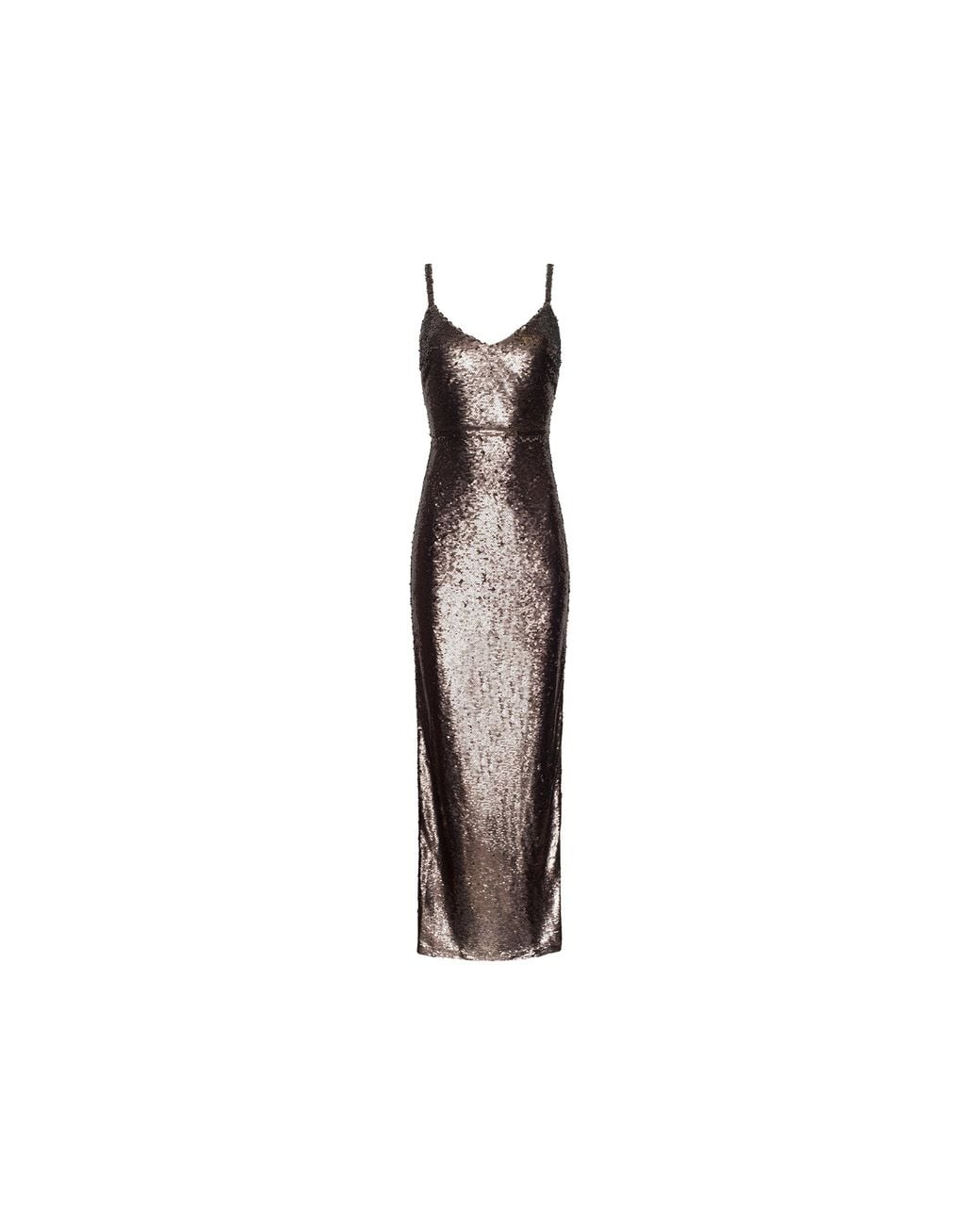 L'Agence Natural Karma Sequin Maxi Dress