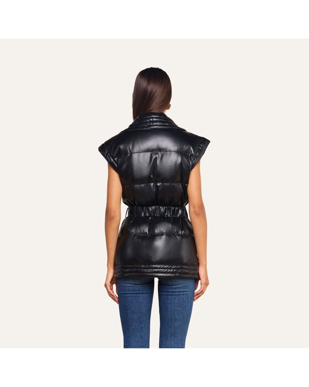 L'Agence Black Ignis Puffer Vest