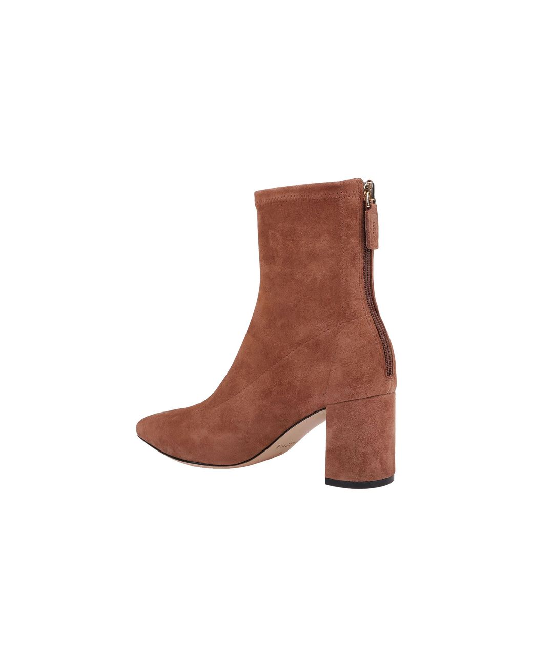 L'Agence Natural Salome Stretch Suede Boot