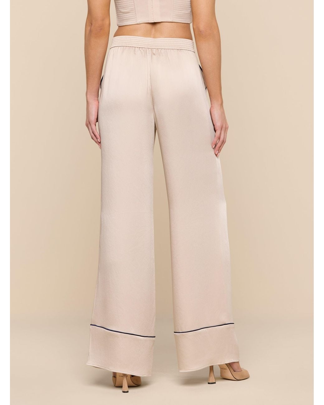 Pantalon Tavia, Champagne/Bleu Nuit L'Agence en coloris Natural