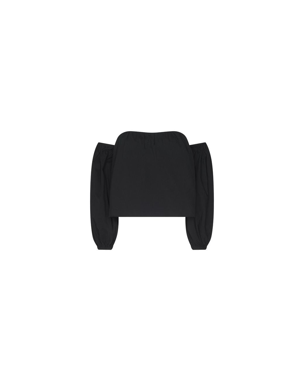 L'Agence Black Sarai Off-The-Shoulder Top