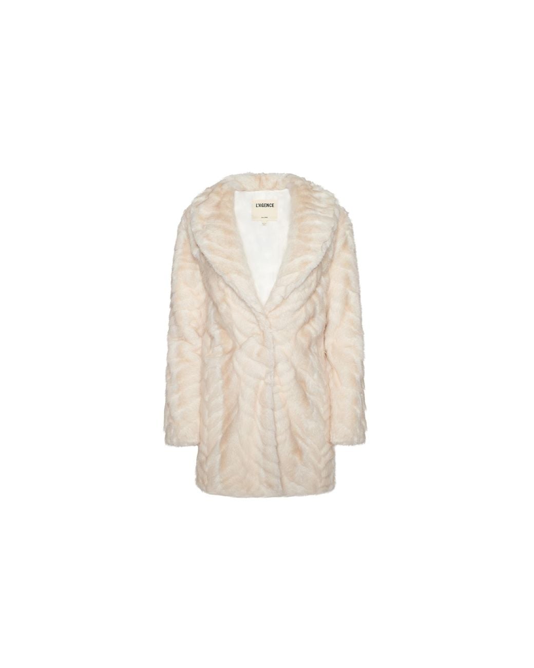 L'Agence Natural Toira Faux Fur Coat