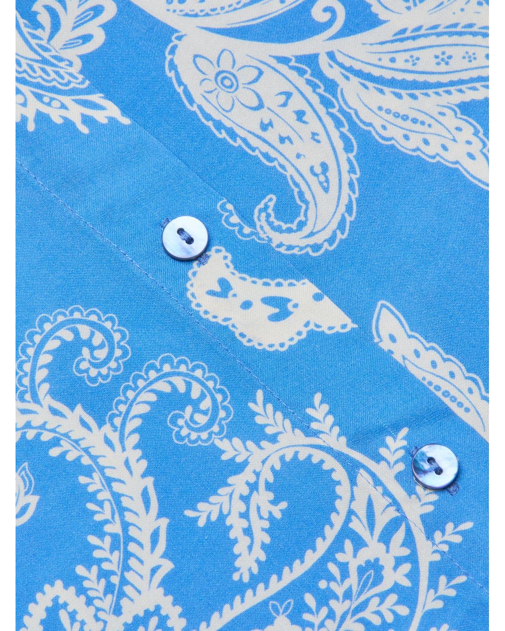 L'Agence Blue Holly Blouse Top