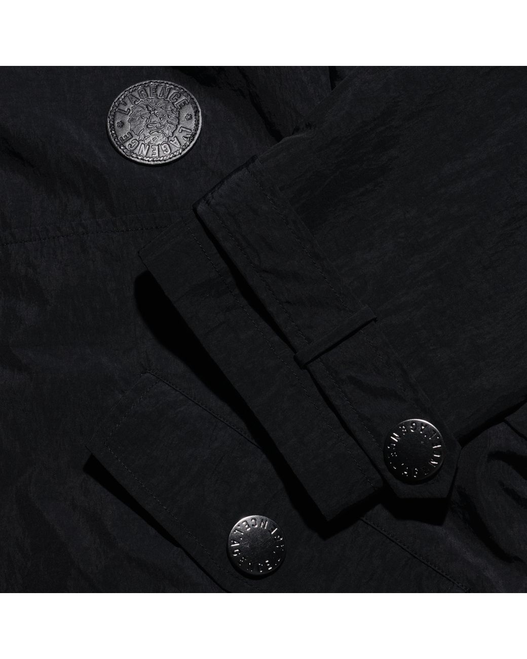 L'Agence Blue Derby Windbreaker
