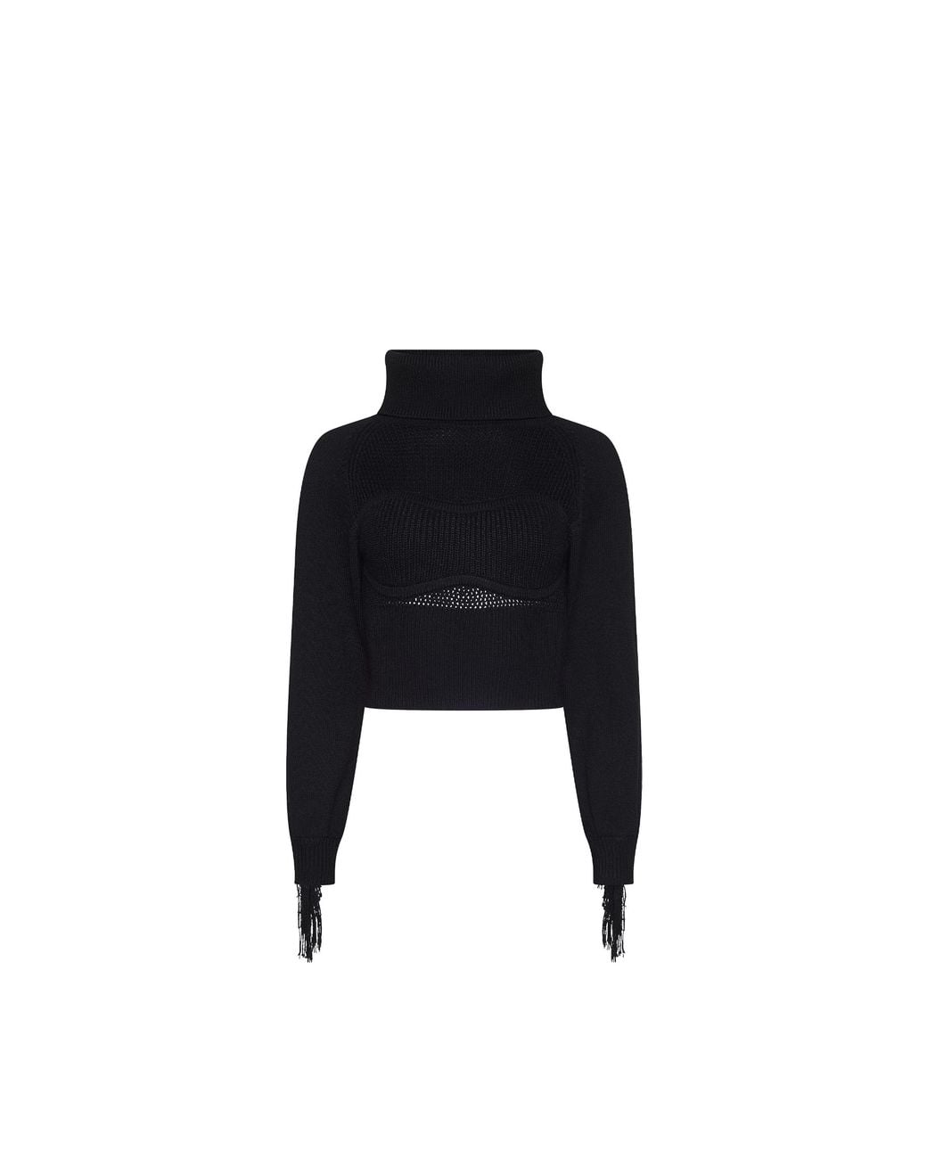 L'Agence Black Maddison Turtleneck