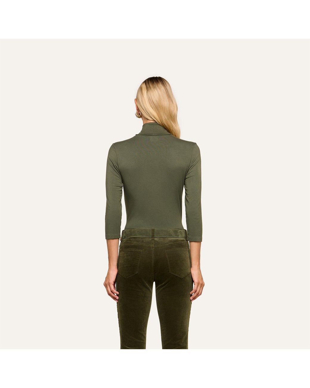 L'Agence Green 'Agence Aja Turtleneck