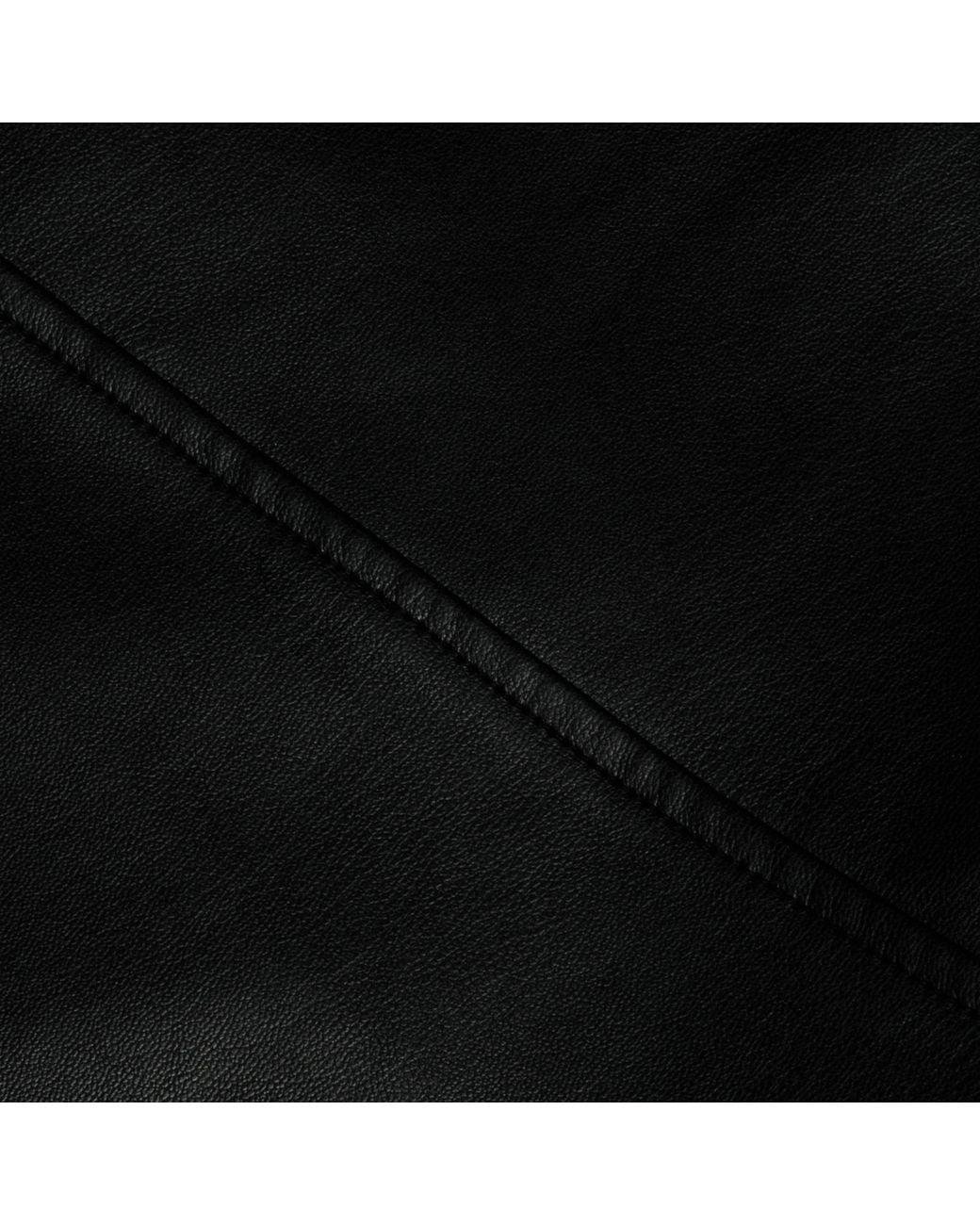 L'Agence Black Robyn Vegan Leather Skirt