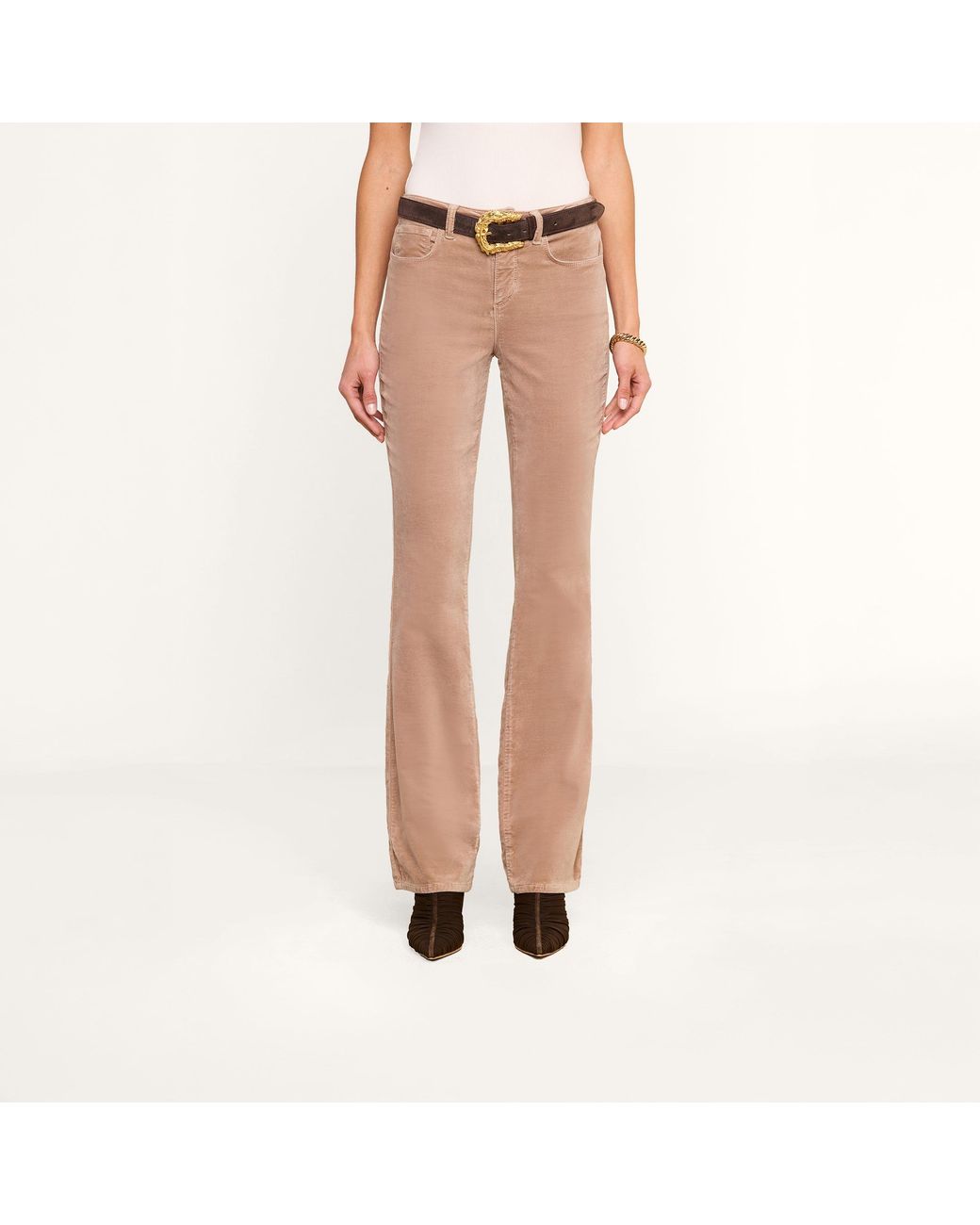 L'Agence Natural Sedaris Suede Belt