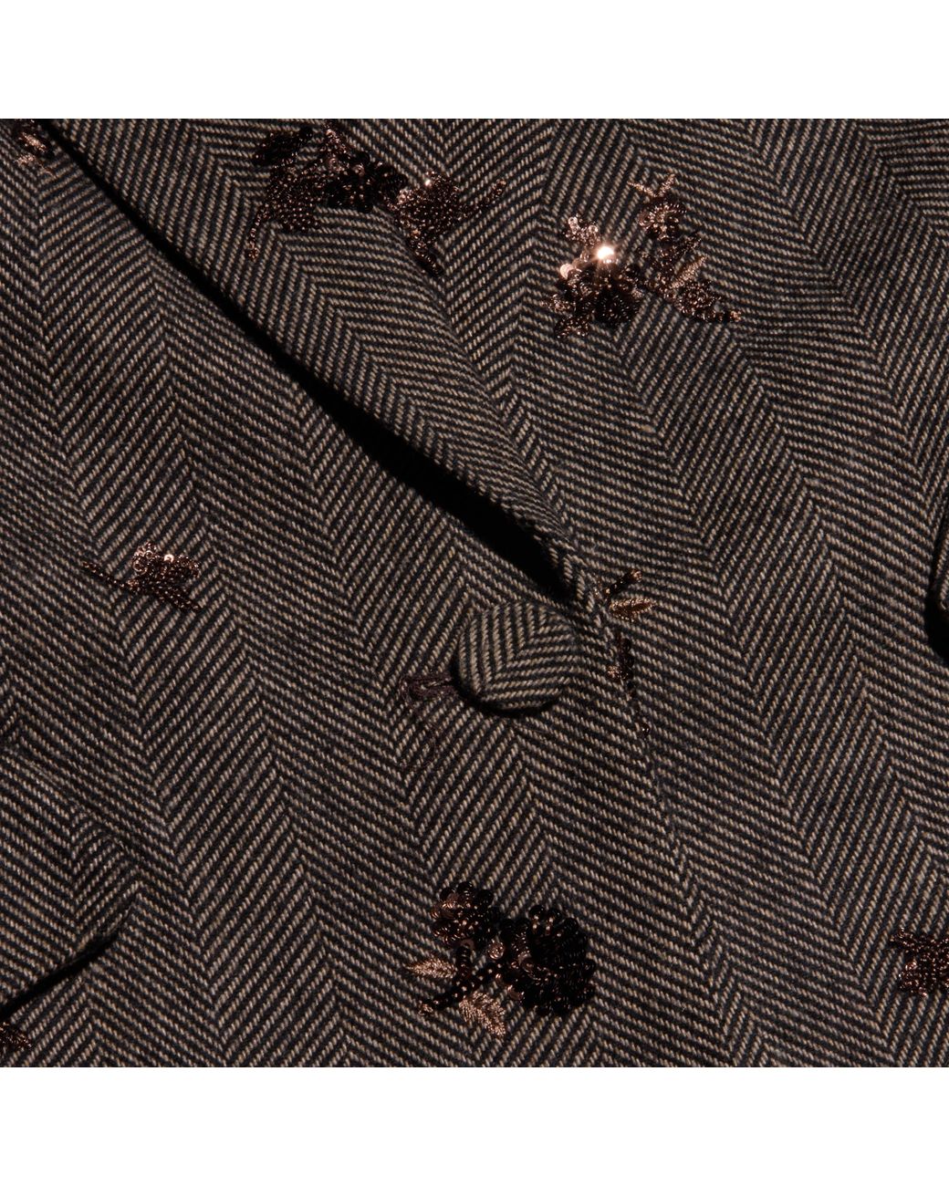 L'Agence Black Chamberlain Sequined Blazer