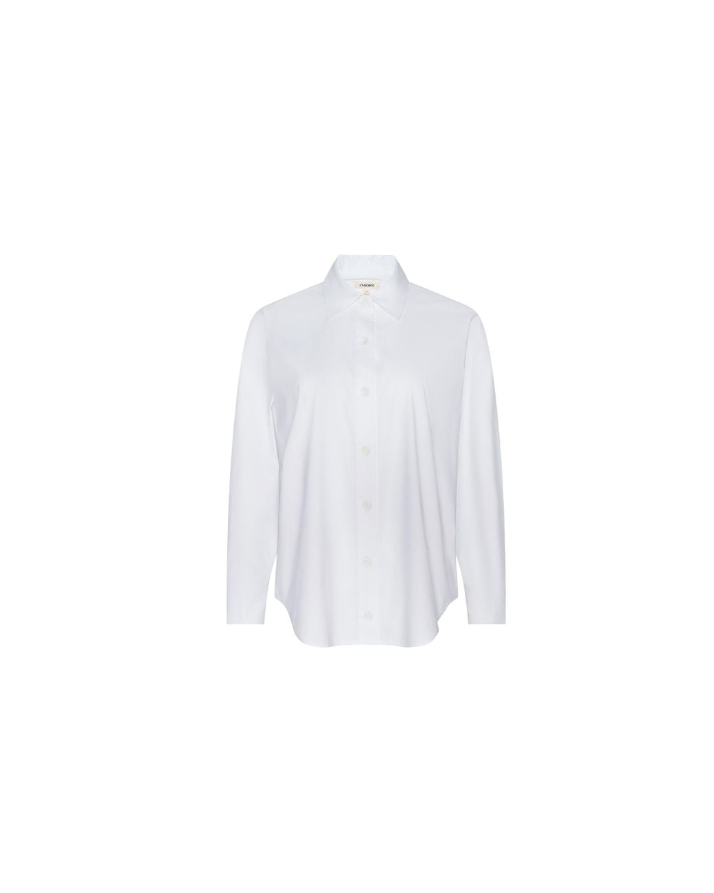 L'Agence White Rylie Poplin Shirt